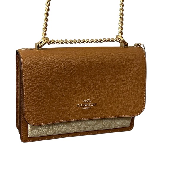 Coach Klare Crossbody Bag in Signature Canvas and Leather Trim - Picture 3 of 11